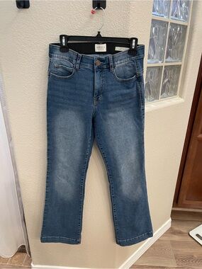 Forever Young Angels Women's Boot Cut Jeans in Medium Blue Wash
